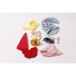 1960s Era Uneeda Norfin Troll Doll Clothing Lot, Vintage Doll Accessories ~ 260